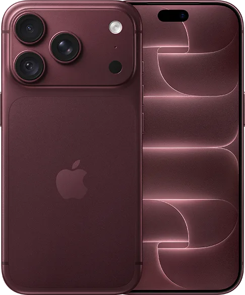 iPhone 18 Pro in Burgundy, back and front
