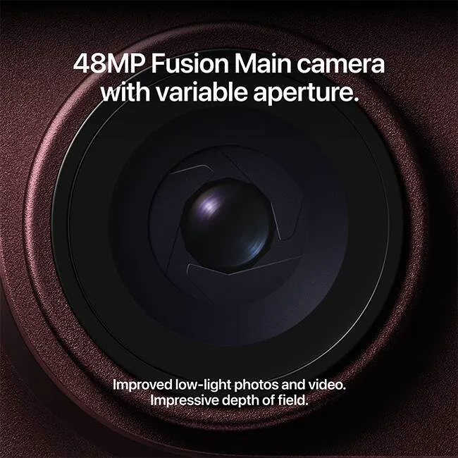 The 48MP Fusion main camera