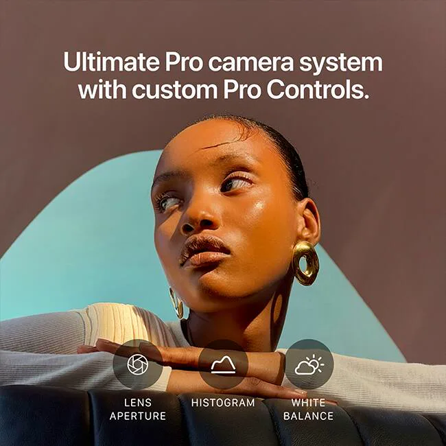 The Pro camera controls